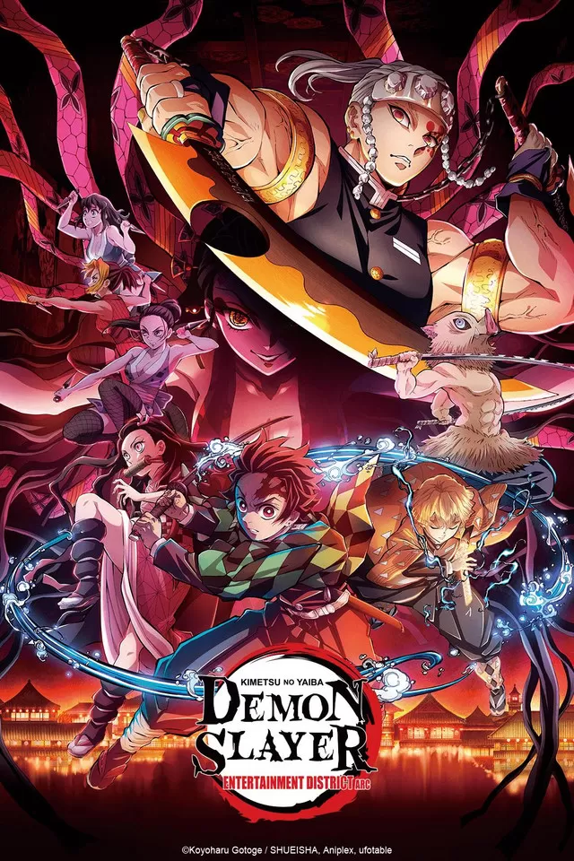 Demon Slayer Kimetsu No Yaiba Entertainment District Decisive Battle Arc (2023) ดูหนังออนไลน์ HD